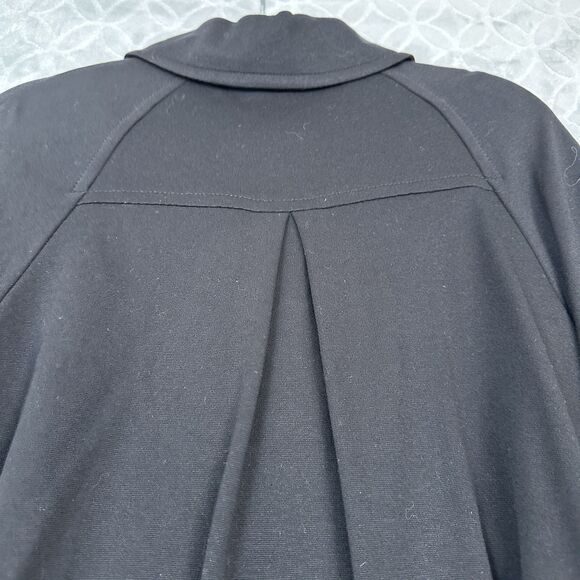 LRL Ralph Lauren Matching Set 8 Black Shift Dress Jacket Stretch Minimal Career - Picture 7 of 16